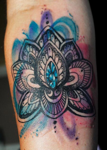 Tattoos - Lotus Gem - 138314